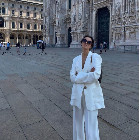 ZARA Oversized Flowy Blazer Bloggers Favorite - Picture 7 of 14